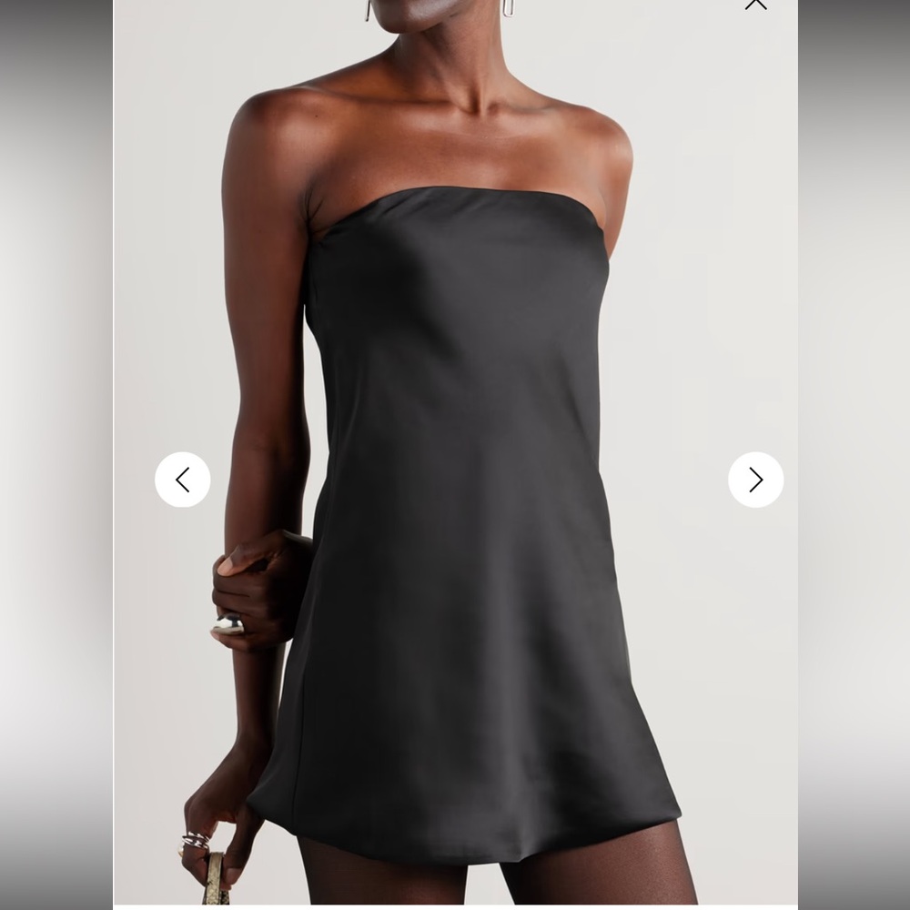 Norma Kamali satin crepe dress - NWOT (M)